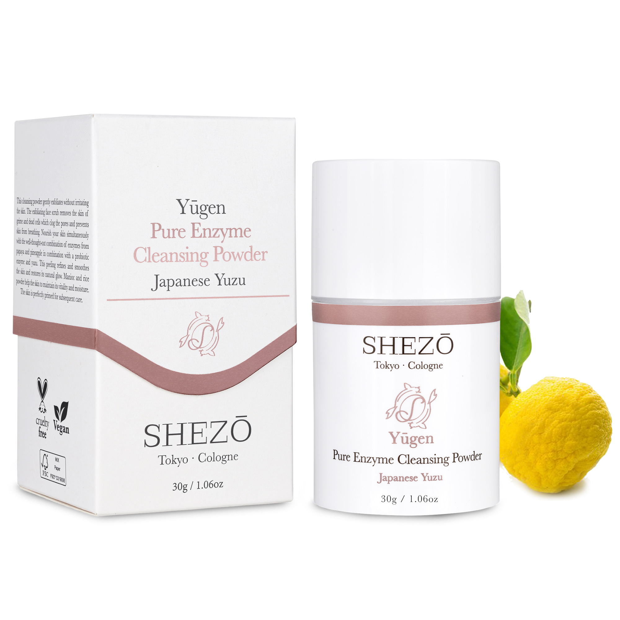 SHEZO Pure Enzyme Peeling Powder 30g Gesichtspeeling 